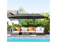 Tuinparasol buiten 4,6 x 2,7 m - afbeelding 1 van  3