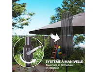 Tuinparasol buiten 4,6 x 2,7 m - afbeelding 3 van  3