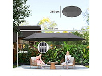 Tuinparasol buiten 4,6 x 2,7 m - afbeelding 6 van  6