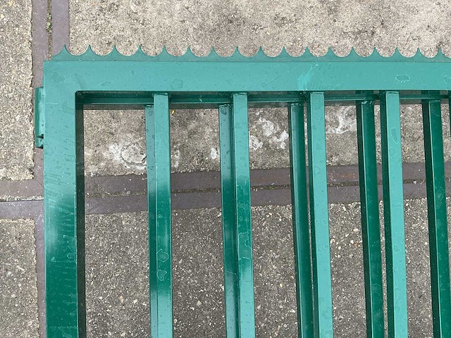 Tuinpoort geen steunpilaren hang en sluitwerk - afbeelding 2 van  3