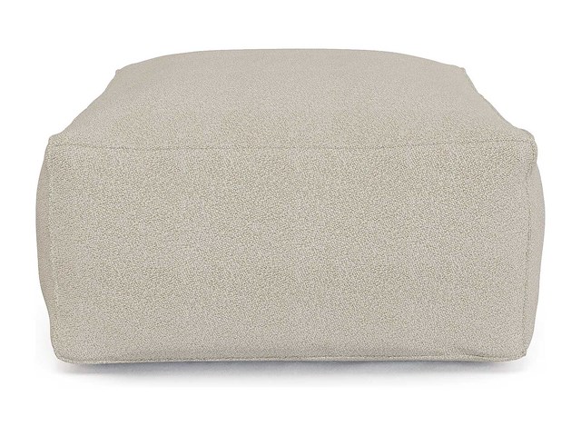 Tuinpouf in badstof - beige - afbeelding 1 van  5