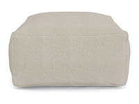 Tuinpouf in badstof - beige
