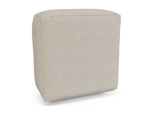 Tuinpouf in badstof - beige - afbeelding 2 van  5