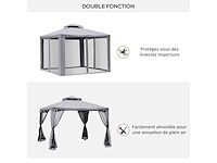 Tuinprieel prieel 3 x 3 m - afbeelding 5 van  5