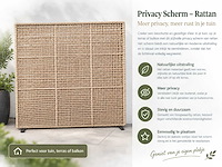 Tuinscherm rotan/wicker 180x180cm - afbeelding 1 van  1