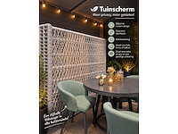 Tuinscherm wicker -180x180cm - afbeelding 1 van  2