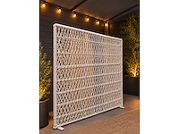 Tuinscherm wicker -180x180cm - afbeelding 2 van  2