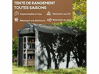 Tuinschuur 2 x 1,6 x 1,65 m buitenfietsenschuur - afbeelding 5 van  5