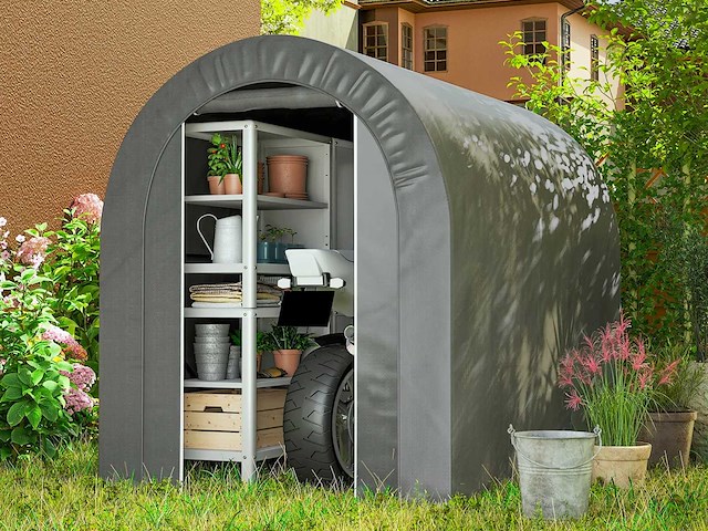 Tuinschuur, buitenopslag, tent, fietsenschuur, garage voor fiets - afbeelding 1 van  8