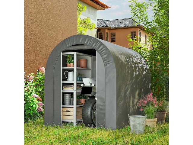 Tuinschuur, buitenopslag, tent, fietsenschuur, garage voor fiets - afbeelding 2 van  8