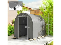 Tuinschuur, buitenopslag, tent, fietsenschuur, garage voor fiets - afbeelding 4 van  8