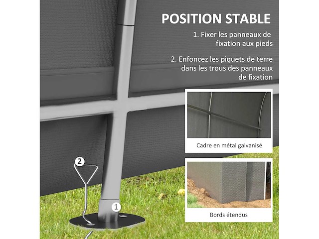 Tuinschuur, buitenopslag, tent, fietsenschuur, garage voor fiets - afbeelding 6 van  8