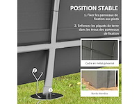 Tuinschuur, buitenopslag, tent, fietsenschuur, garage voor fiets - afbeelding 6 van  8