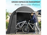Tuinschuurtje, waterdichte opbergtent, motorfietsschuilplaats, rolluikendeur - afbeelding 5 van  5