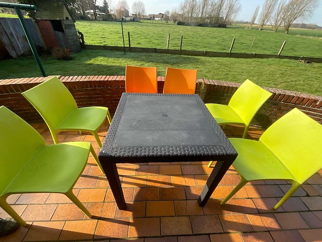 Tuinset 1 tafel 6 stoelen - afbeelding 5 van  5