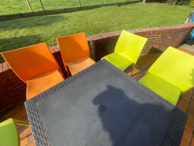 Tuinset 1 tafel 6 stoelen - afbeelding 3 van  5