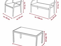 Tuinset 4delig - afbeelding 2 van  5
