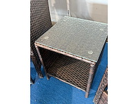Tuinset 88679 2 stoelen met poef en tafel - afbeelding 5 van  5