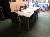 Tuinset in hout - afbeelding 2 van  3