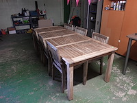 Tuinset in hout - afbeelding 3 van  3