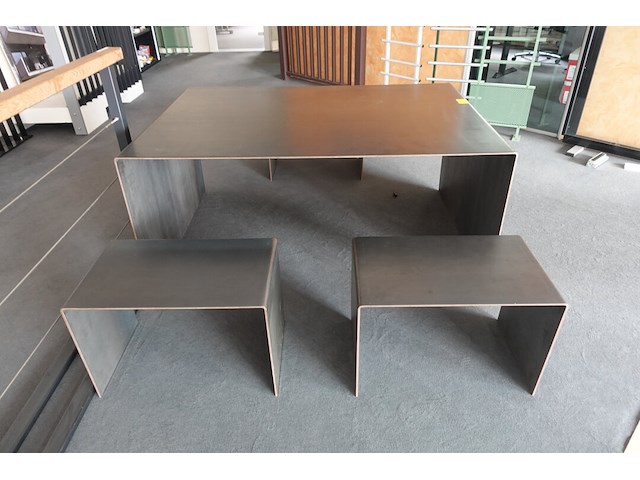 Tuinset in staal - afbeelding 2 van  5