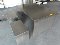 Tuinset in staal - afbeelding 3 van  5