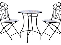 Tuinset lina- zwart/mozaïek - afbeelding 1 van  4