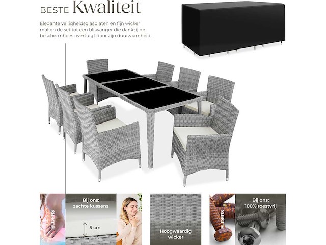 Tuinstoel (x4) - afbeelding 3 van  8