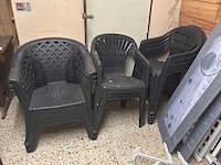 Tuinstoelen (11x) - afbeelding 1 van  4