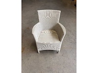 Tuinstoelen in riet (4x) - afbeelding 1 van  1