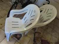 Tuinstoelen kunststof 4 stuks - afbeelding 1 van  3