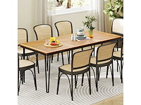 Tuintafel -(natuurlijk/zwart) - afbeelding 3 van  6