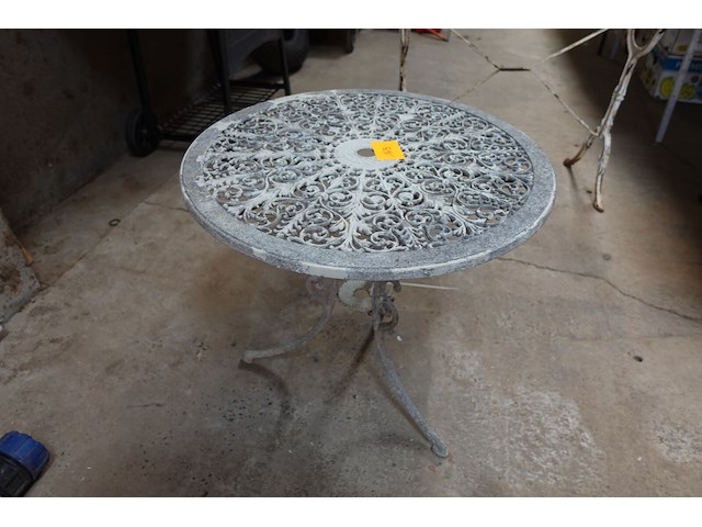 Tuintafel (1 poot vast te zetten) diameter 65cm - afbeelding 2 van  3