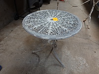 Tuintafel (1 poot vast te zetten) diameter 65cm - afbeelding 2 van  3