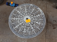 Tuintafel (1 poot vast te zetten) diameter 65cm - afbeelding 3 van  3