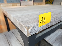 Tuintafel + 4x stoel - afbeelding 3 van  3
