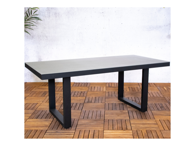 Tuintafel amira 160x80 cm - antraciet/keramiek - afbeelding 1 van  5