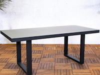 Tuintafel amira 160x80 cm - antraciet/keramiek - afbeelding 1 van  5