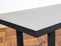 Tuintafel amira 160x80 cm - antraciet/keramiek - afbeelding 2 van  5