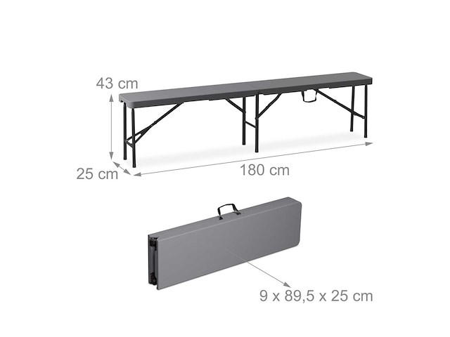Tuintafel en 2 banken opgesteld - afbeelding 5 van  5