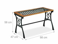 Tuintafel - afbeelding 2 van  7