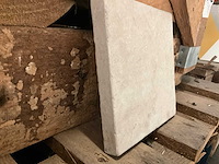 Tunesië beige partij natuursteen tegels (44x) - afbeelding 2 van  4
