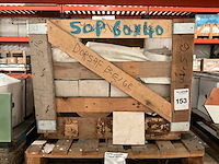 Tunesië beige partij natuursteen tegels (44x) - afbeelding 4 van  4