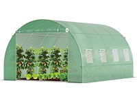 Tunne garden greenhouse 12m² in gegalvaniseerd staal - 4x3 m - afbeelding 2 van  7