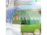 Tunne garden greenhouse 12m² in gegalvaniseerd staal - 4x3 m - afbeelding 4 van  7