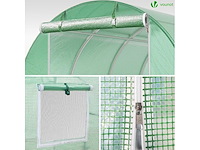 Tunne garden greenhouse 12m² in gegalvaniseerd staal - 4x3 m - afbeelding 6 van  7