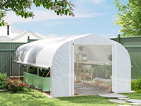 Tunnel clamp met accessoires - wit