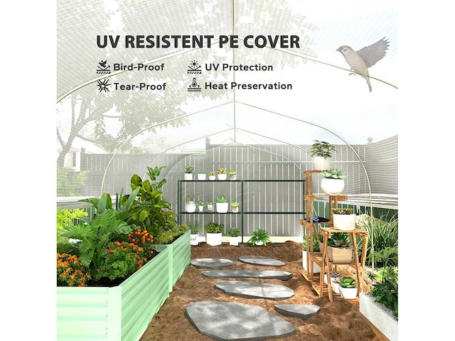 Tunnel clamp met accessoires - wit - afbeelding 6 van  9