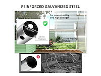 Tunnel clamp met accessoires - wit - afbeelding 7 van  9