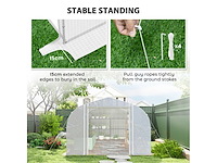 Tunnel clamp met accessoires - wit - afbeelding 8 van  9